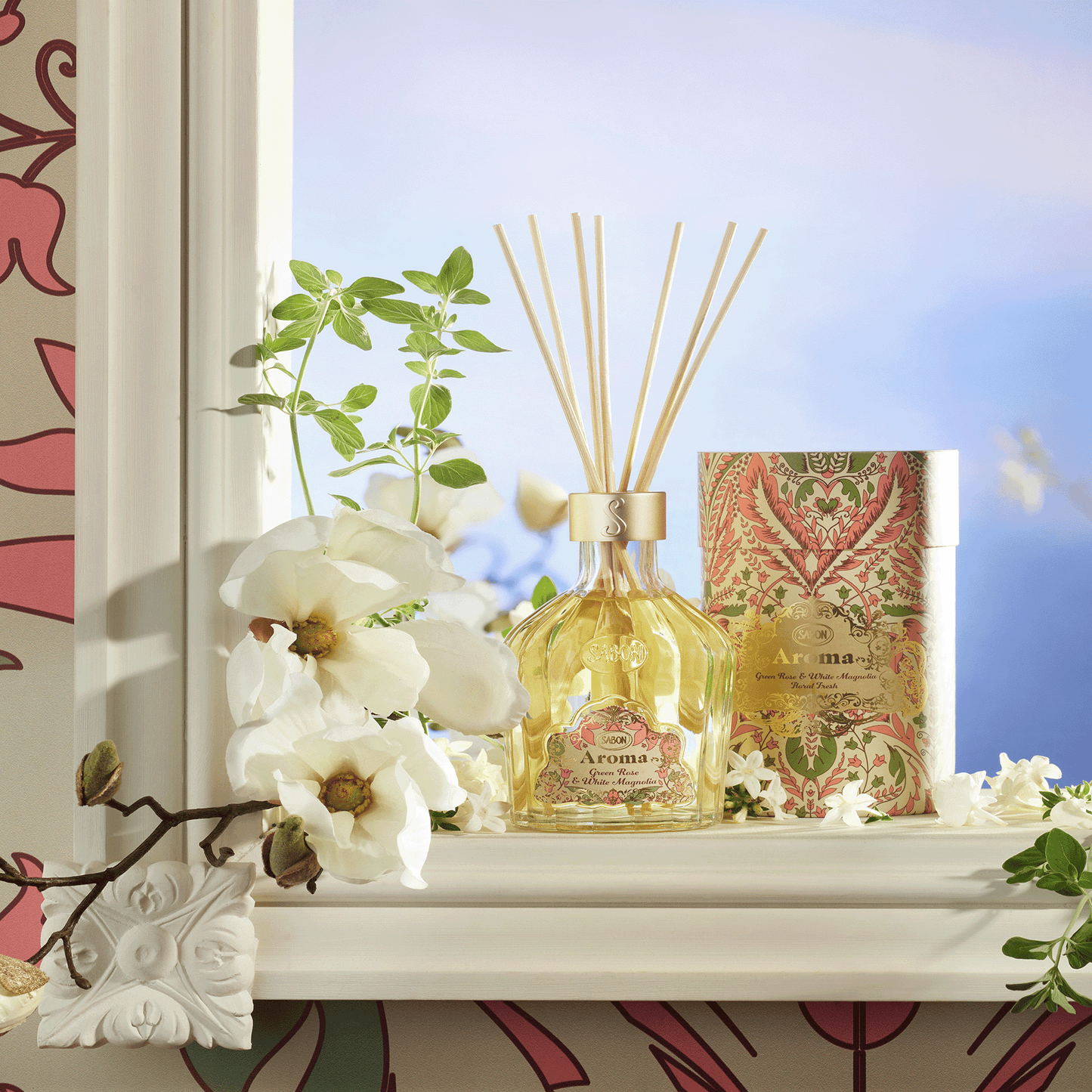 Peresap Aroma Bilik Mawar Hijau & Magnolia Putih