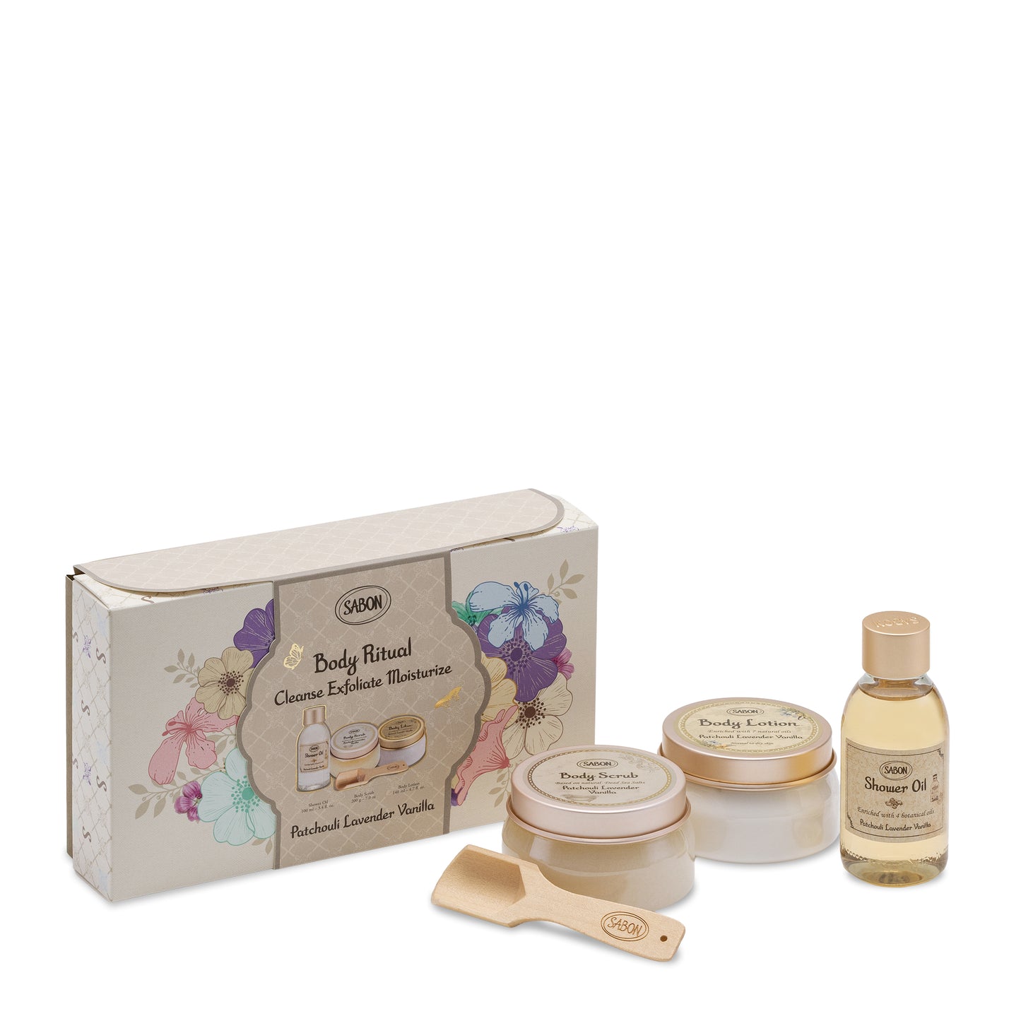 Patchouli Lavender Vanilla Body Ritual Kit