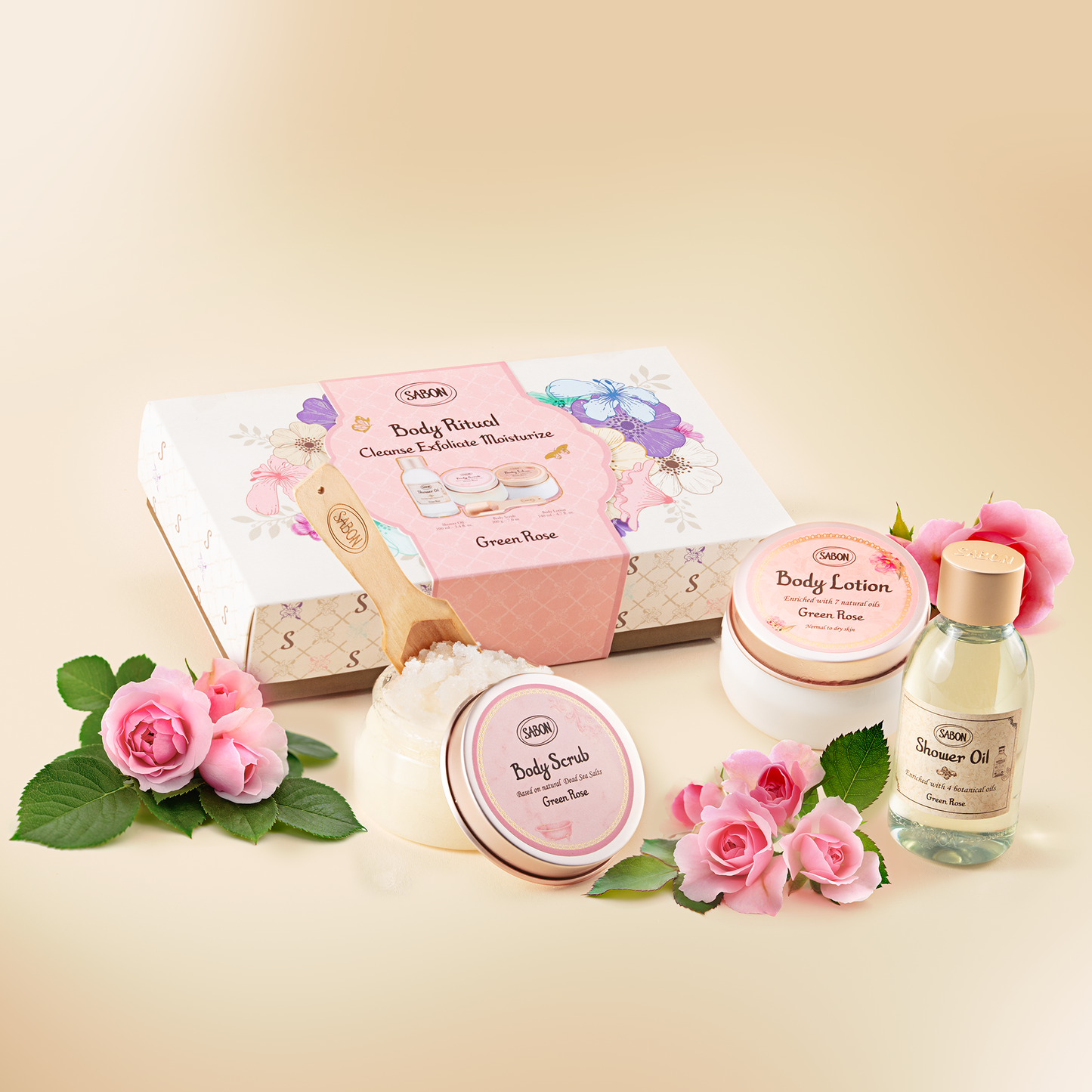 Green Rose Body Ritual Kit