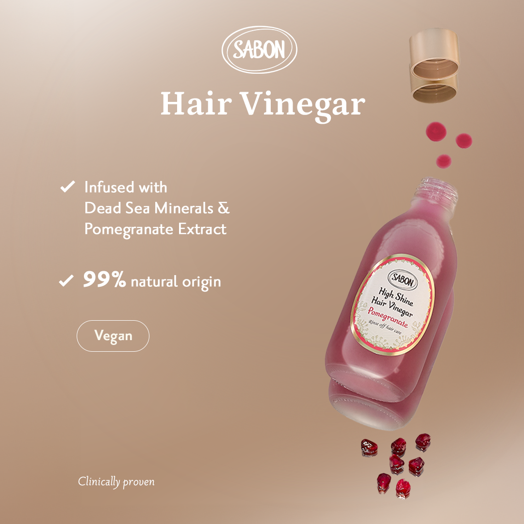 High Shine Hair Vinegar Pomegrenate