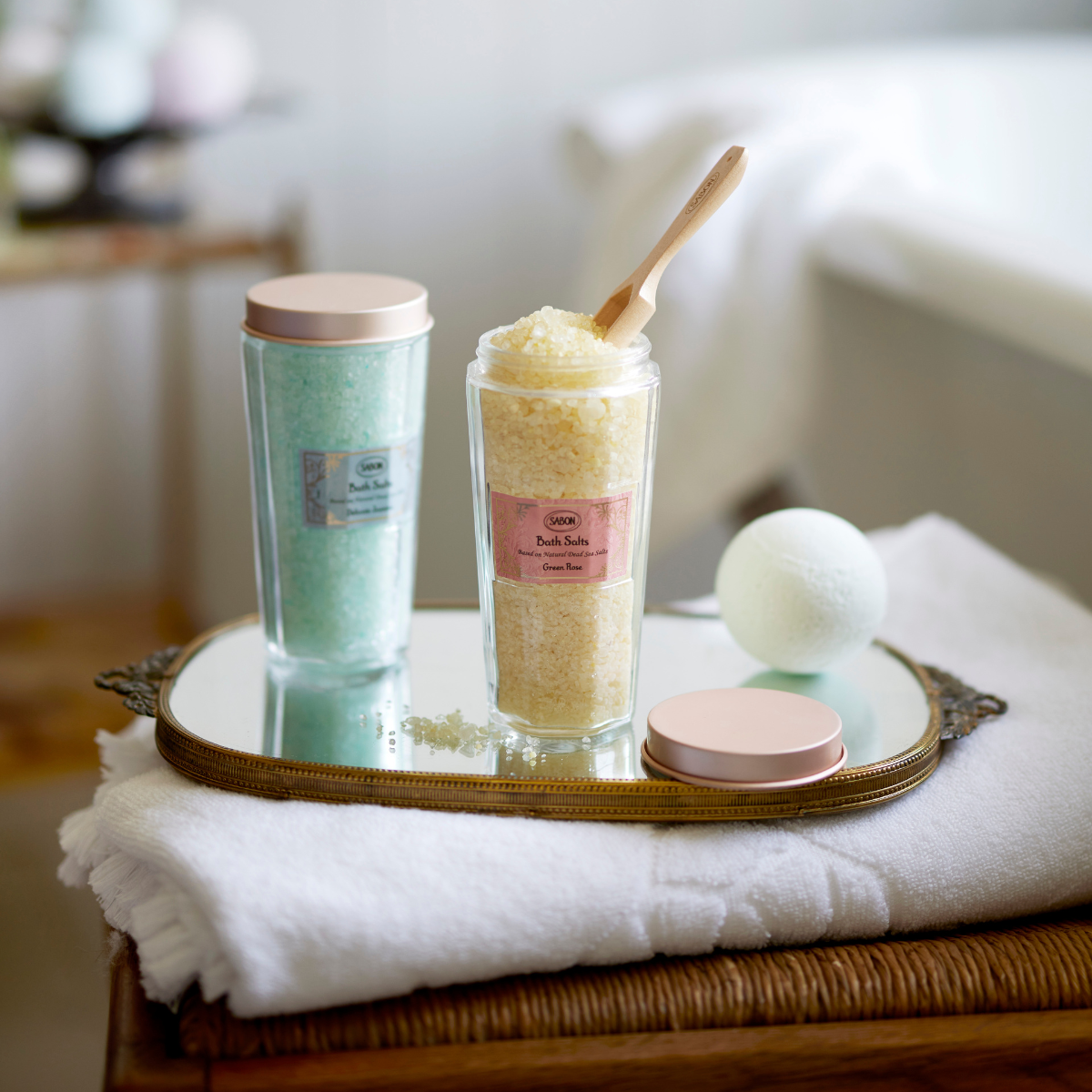 Green Rose Bath Salts