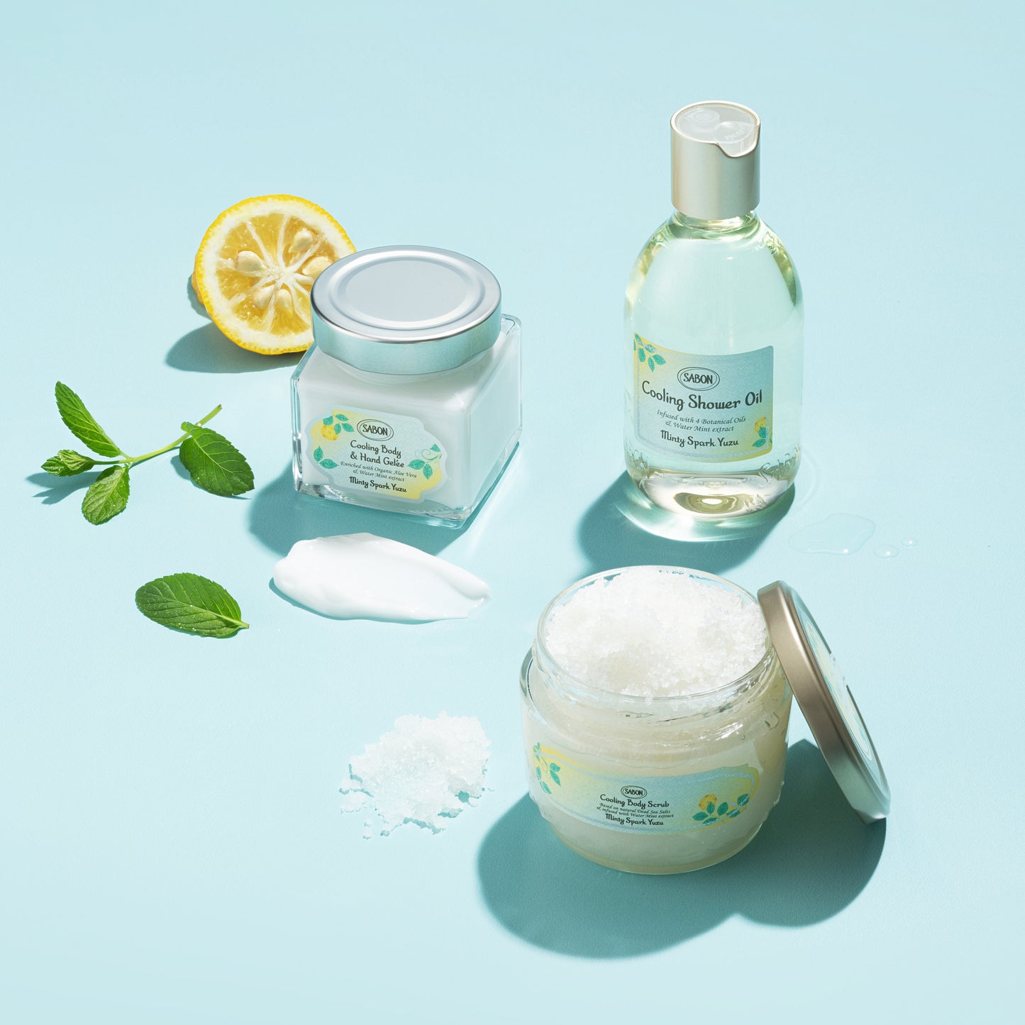 Mini Cooling Shower Oil Minty Spark Yuzu (100ml)