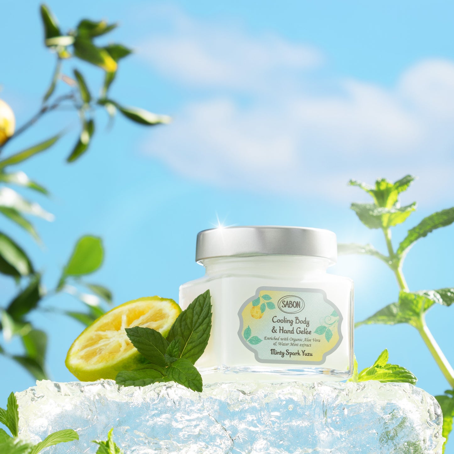 Cooling Body & Hand Gelee Minty Spark Yuzu