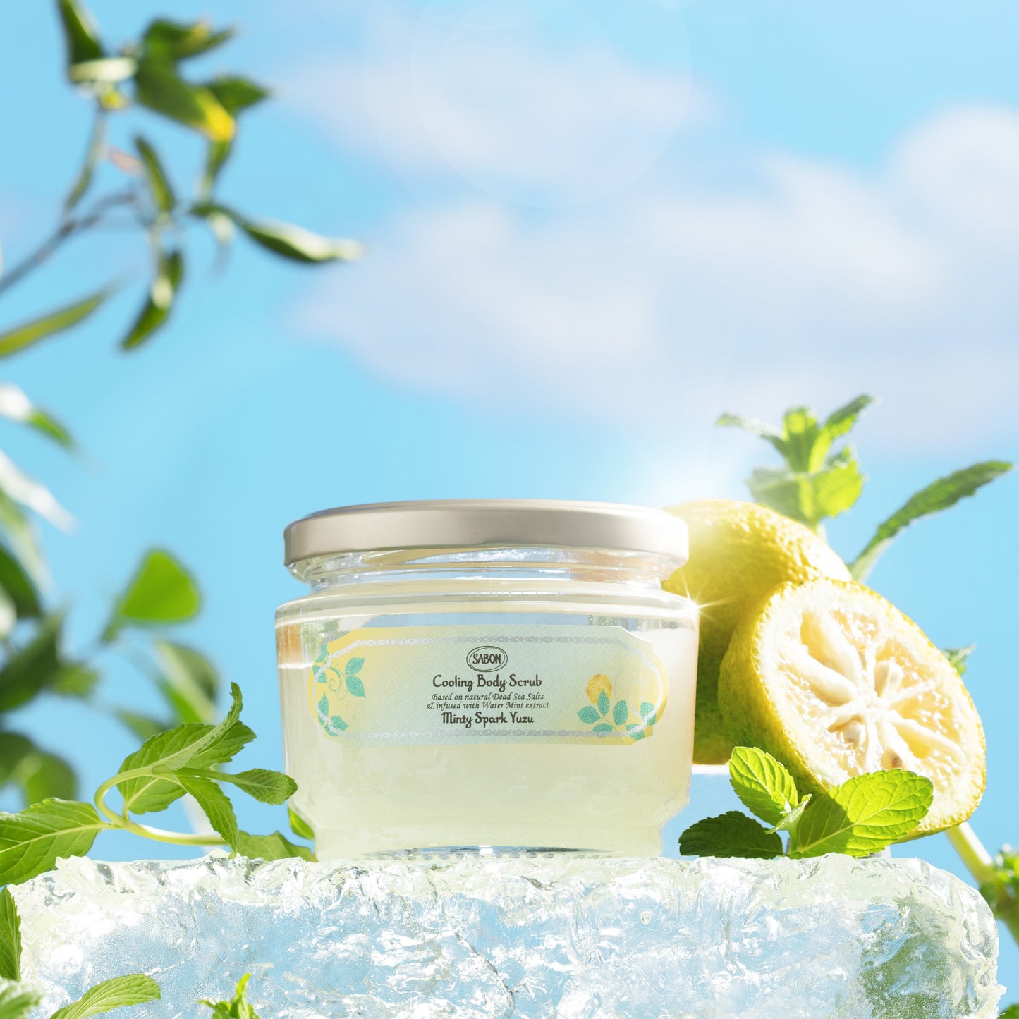 Cooling Body Scrub Minty Spark Yuzu (60g)