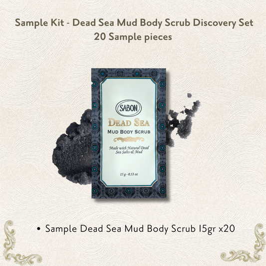 Sample Kit - Dead Sea Mud Body Scrub Discovery Set