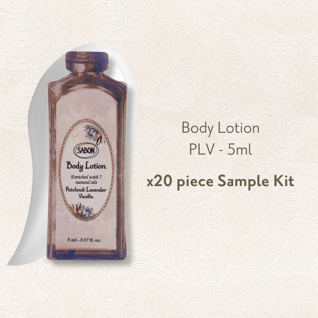 Sample Kit - Body Lotion Patchouli Lavender Vanilla