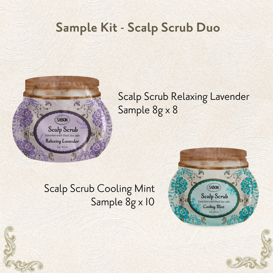 Sample Kit - Scalp Scrub Duo Pink Pouch Set