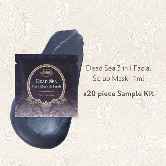 Sample Kit - Dead Sea 3 in 1 Facial Scrub Mask
