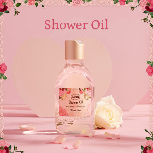 Shower Oil White Rose