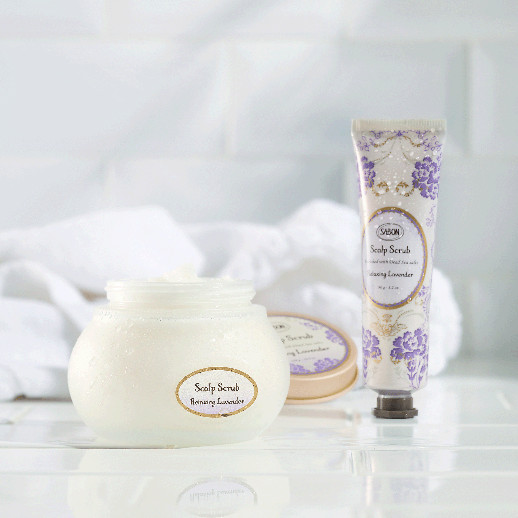 Relaxing Lavender Hair Scalp Scrub - 300g