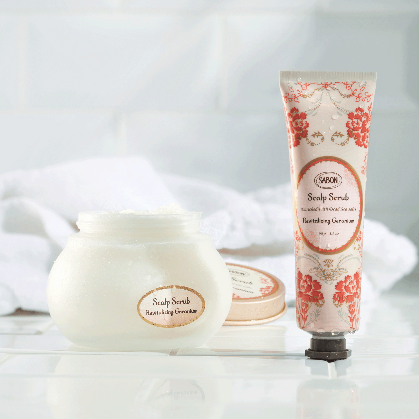 Vitalizing Geranium Hair Scalp Scrub - 20g