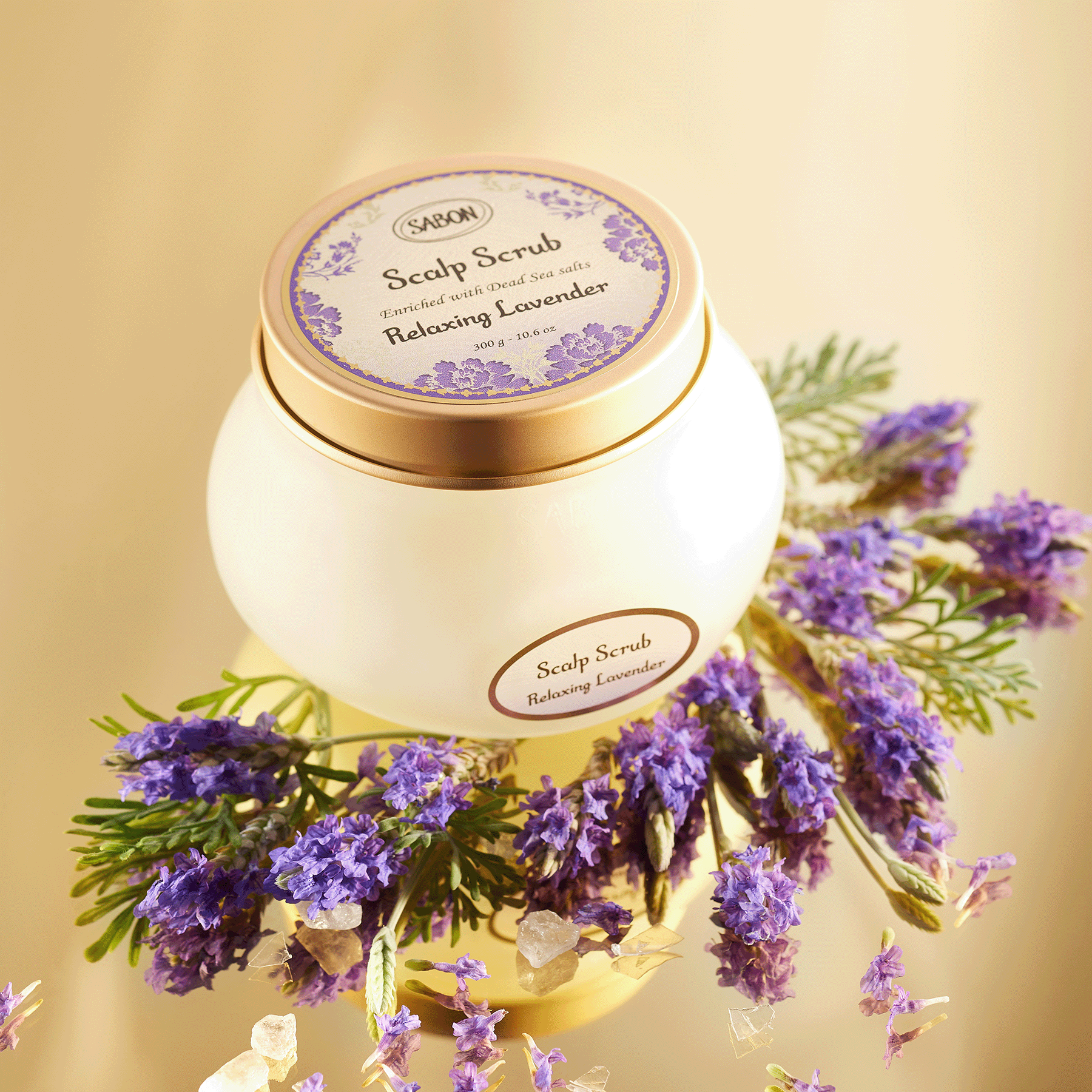 Relaxing Lavender Hair Scalp Scrub - 300g