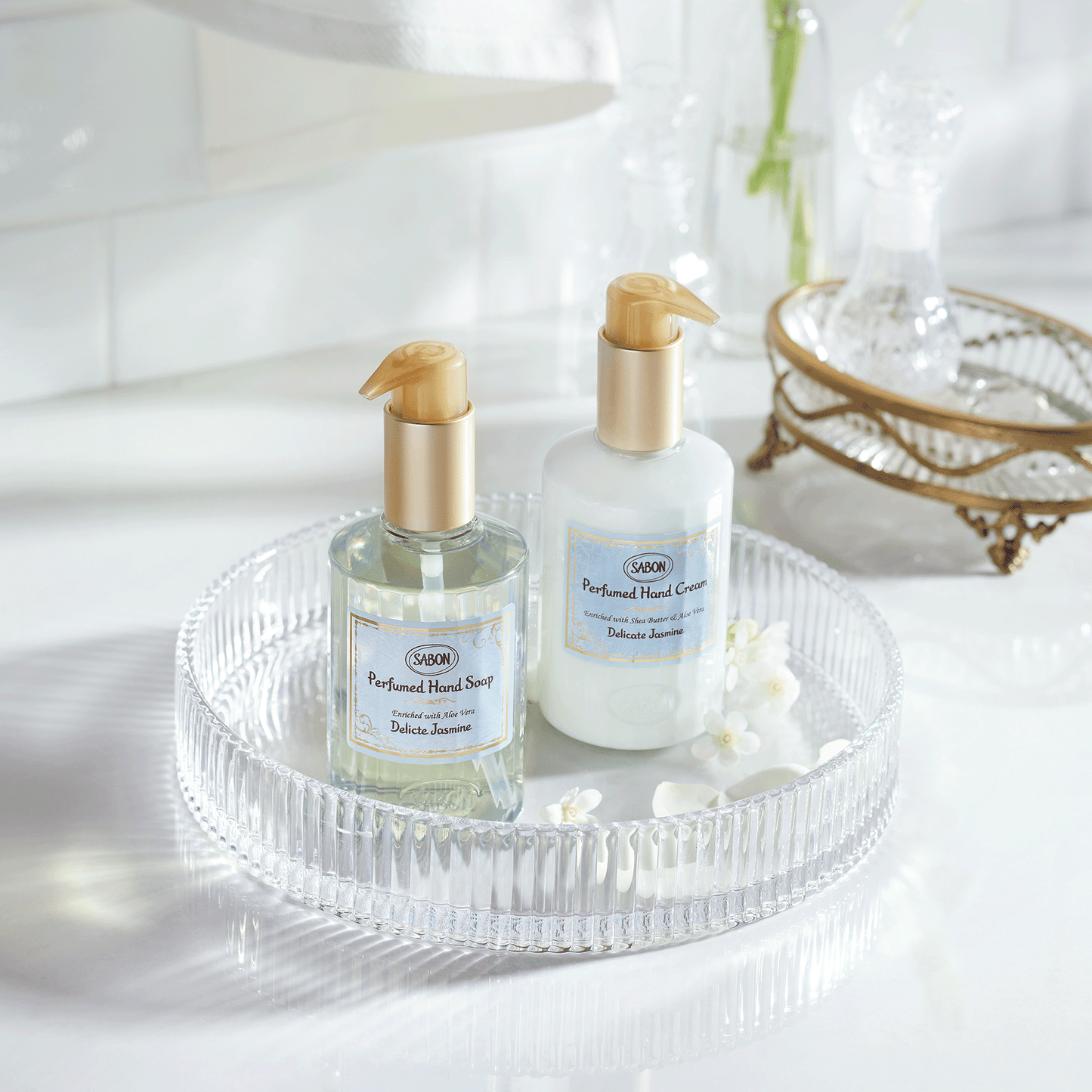 SABON Delicate Jasmine Perfumed Hand Soap Bottle (200ml)