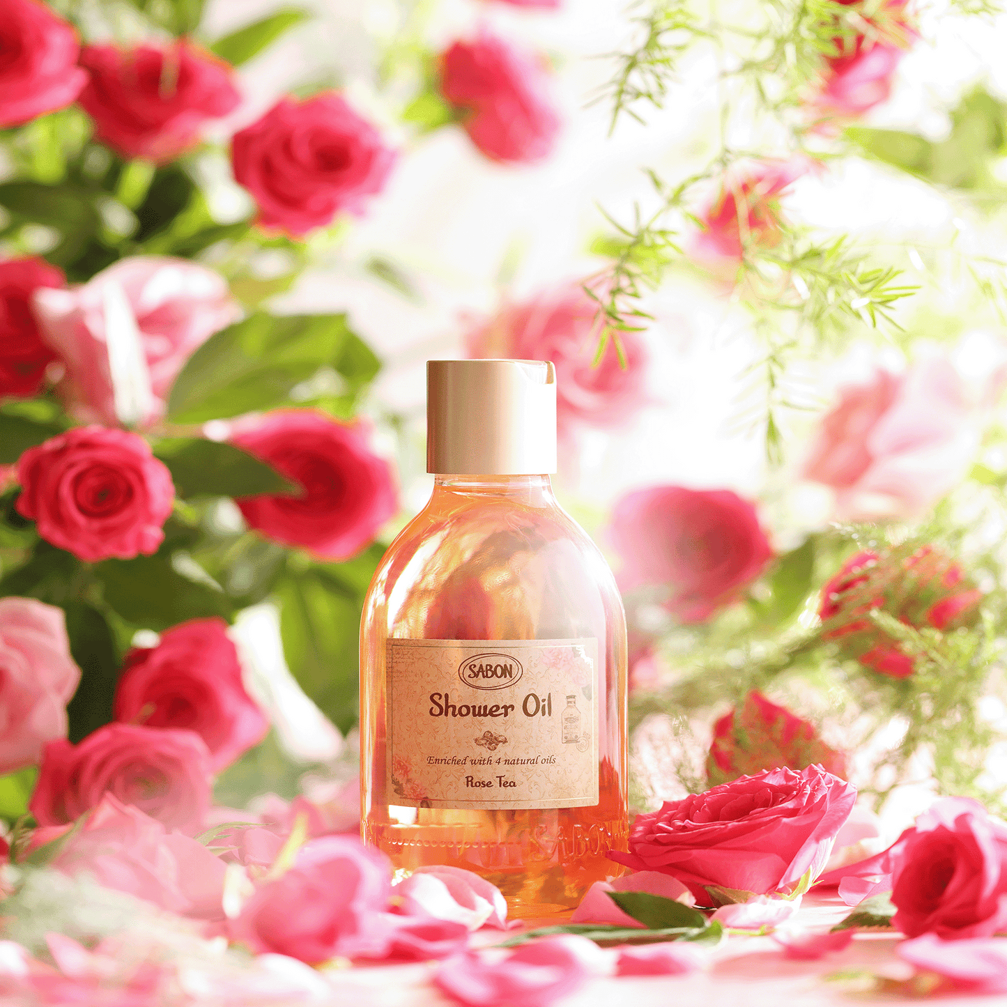 Rose Tea Mini Shower Oil (50ml)