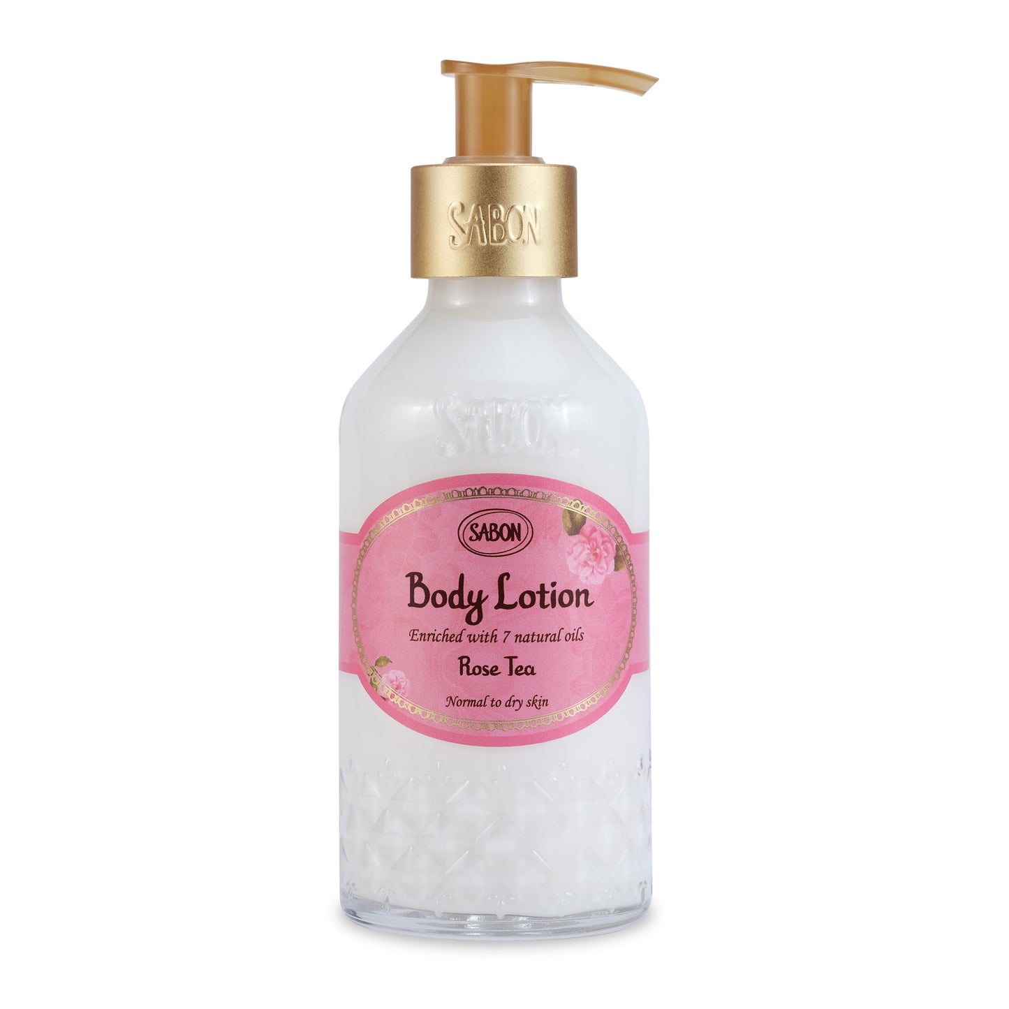 Rose Tea Body Lotion Bottle