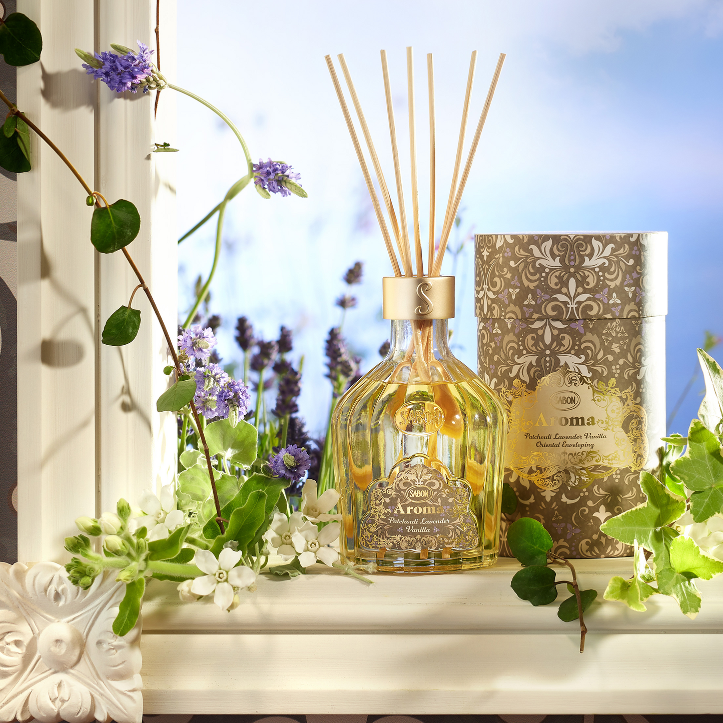 SABON Room Aroma Diffuser Patchouli Lavender Vanilla - 245ml