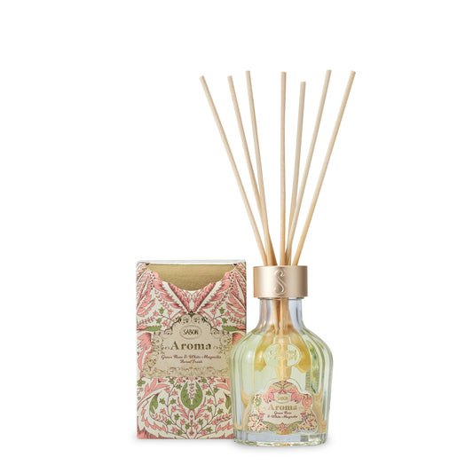 Room Aroma Diffuser Green Rose & White Magnolia (100ml)