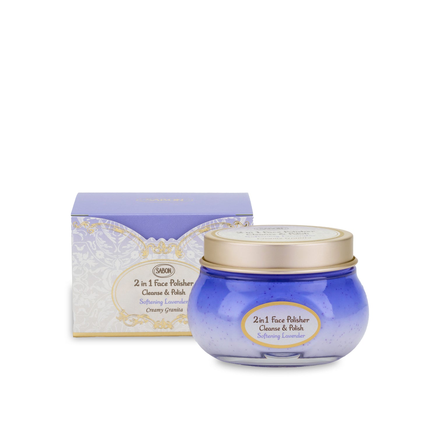 2 in 1 Face Polisher Softening Lavender