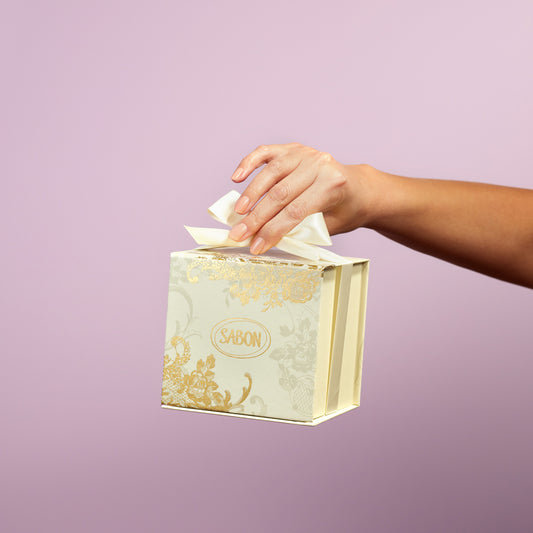 Cream Logo Square Gift Box