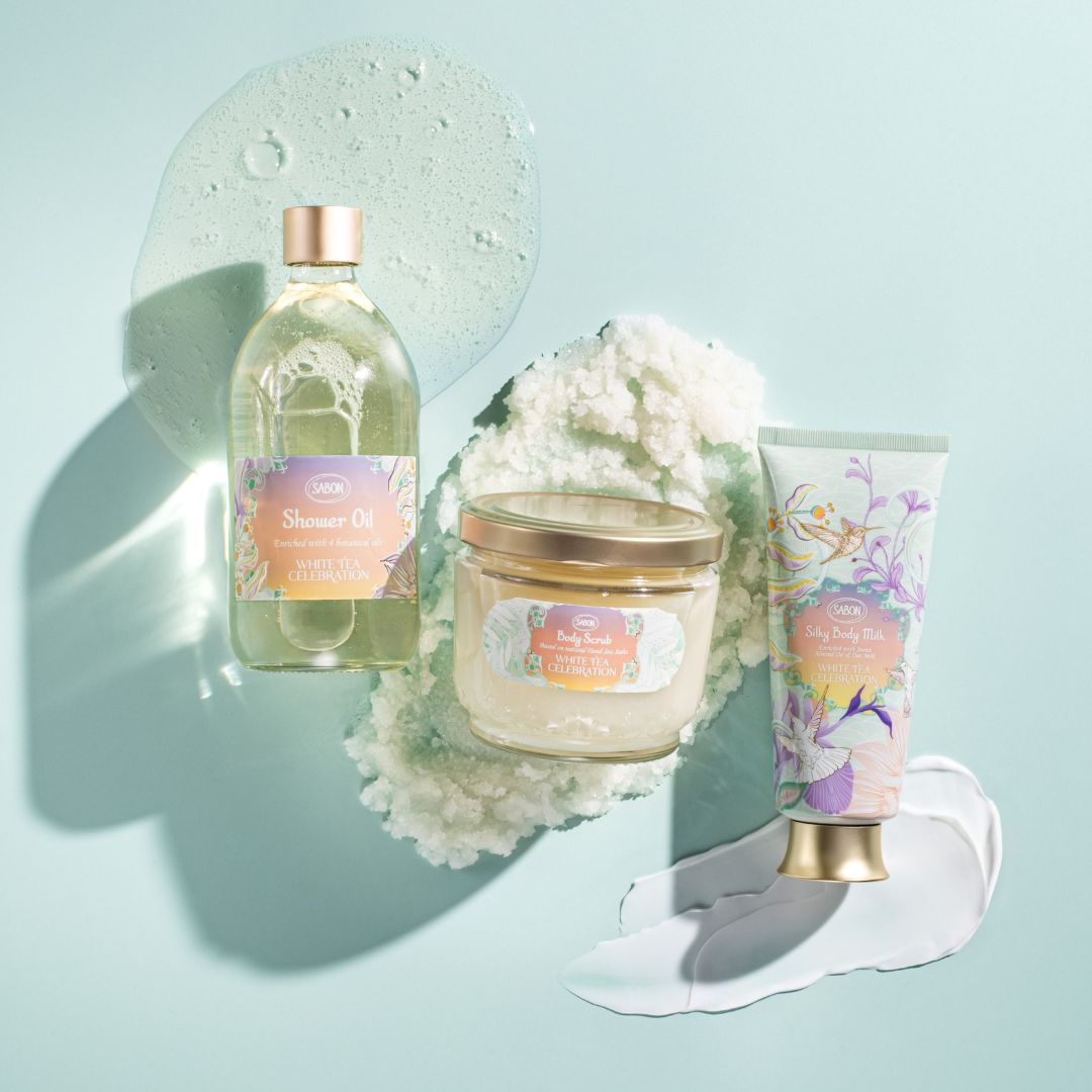 White Tea Celebration Silky Body Milk | SABON Singapore Official