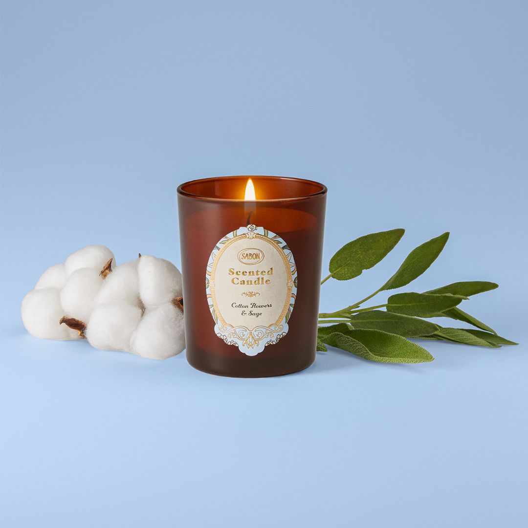 Bunga Kapas Lilin &amp; Sage