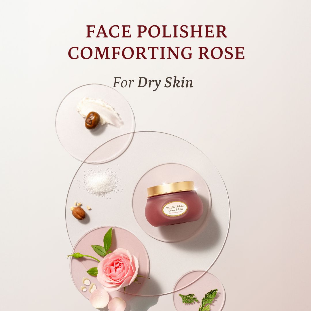 2 in 1 Face Polisher Comforting Rose (60ml)