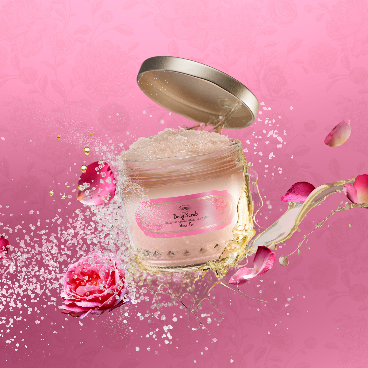 Rose Tea Body Scrub (200g)