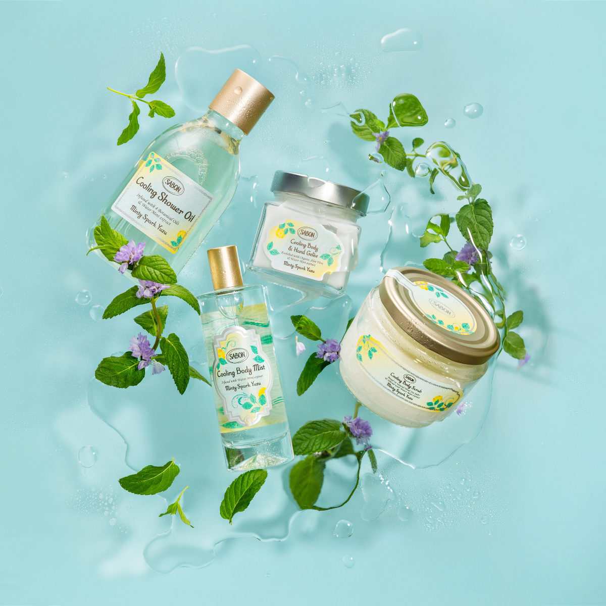 Cooling Body Mist Minty Spark Yuzu 100ml