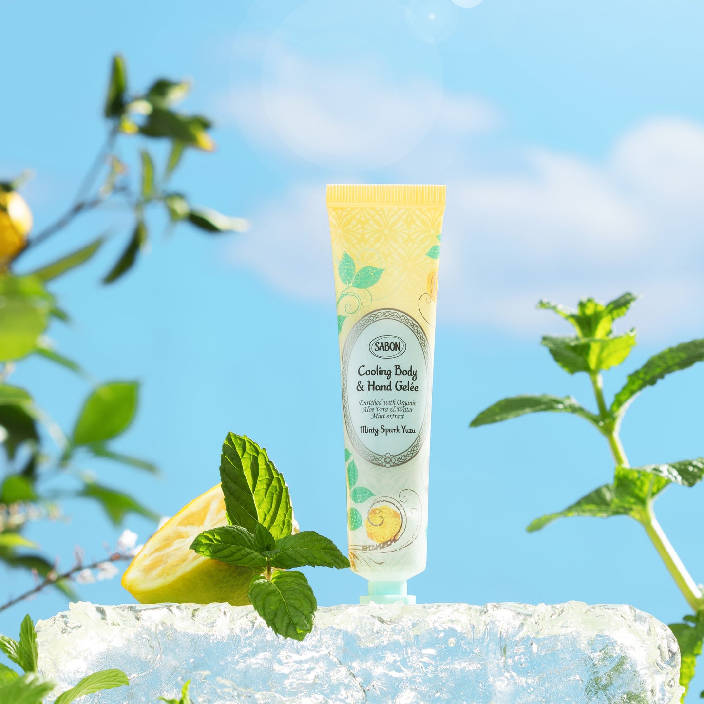 Cooling Body & Hand Gelee Minty Spark Yuzu (30ml)