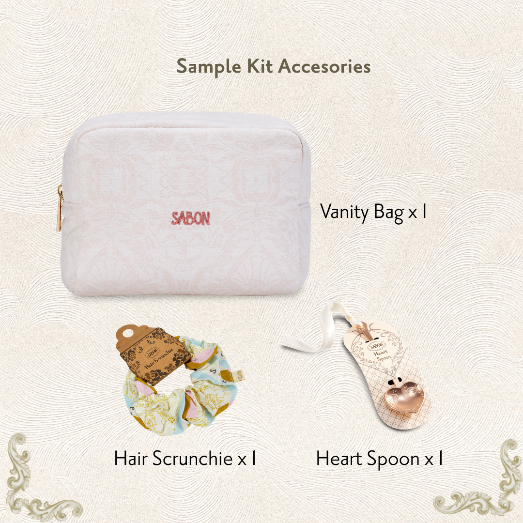Sample Kit - Scalp Scrub Duo Pink Pouch Set