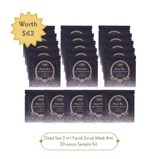 Sample Kit - Dead Sea 3 in 1 Facial Scrub Mask