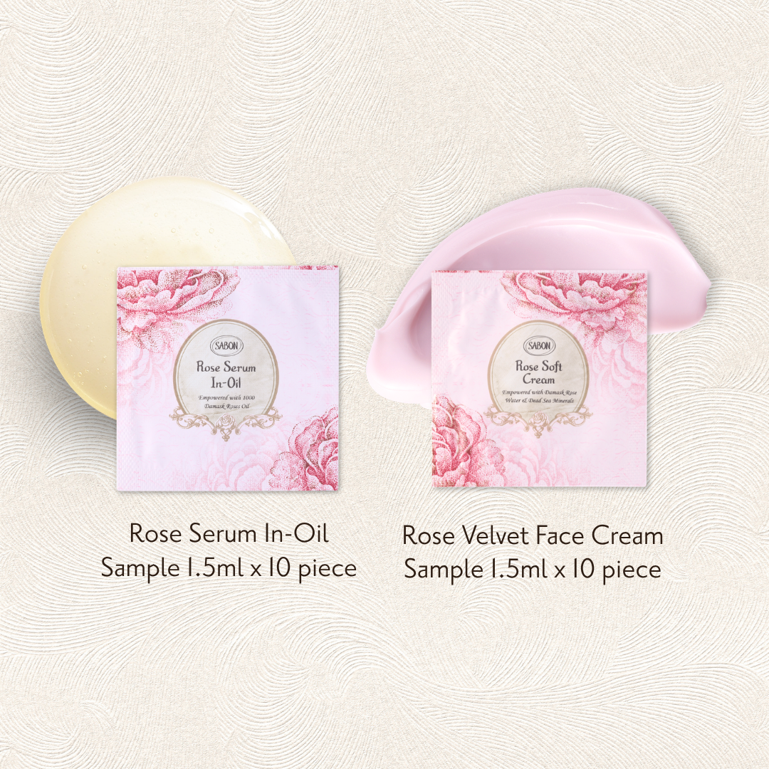 Kit Contoh Penjagaan Muka SABON ( 15ml x 20 keping) [Untuk Jualan Contoh Lazada]