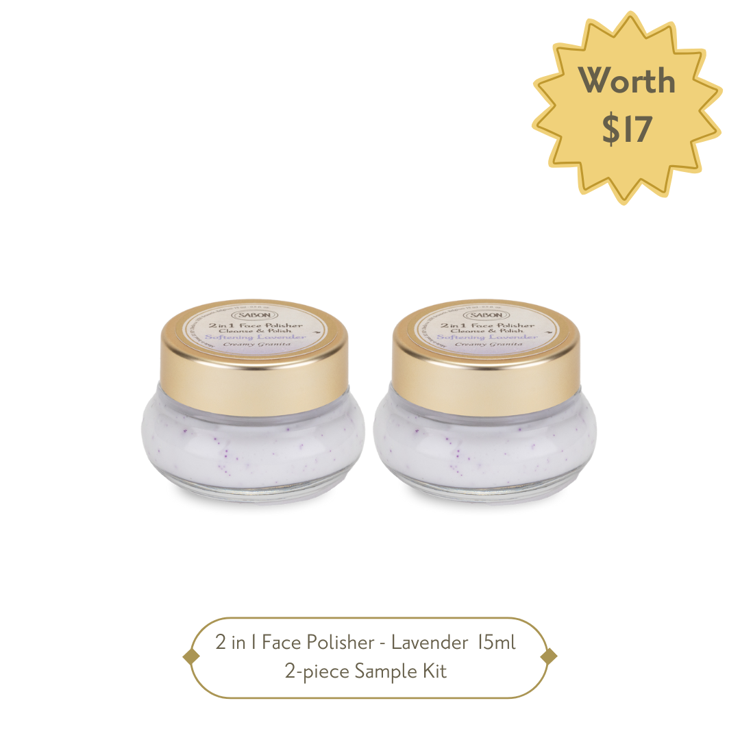 Trial Kit - 2 in 1 Face Polisher Softening Lavender