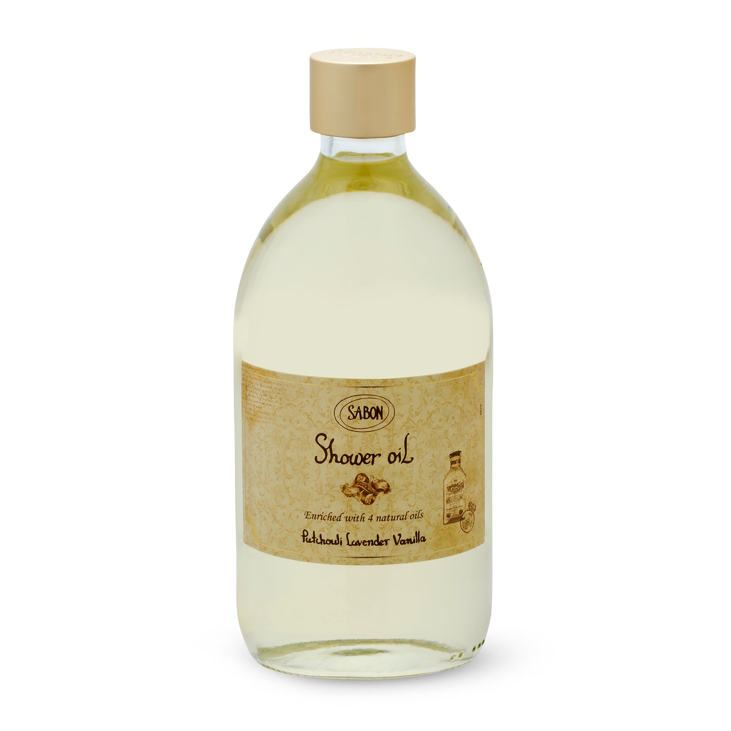 Sabon Patchouli Lavender Vanilla Shower Oil (500ml)