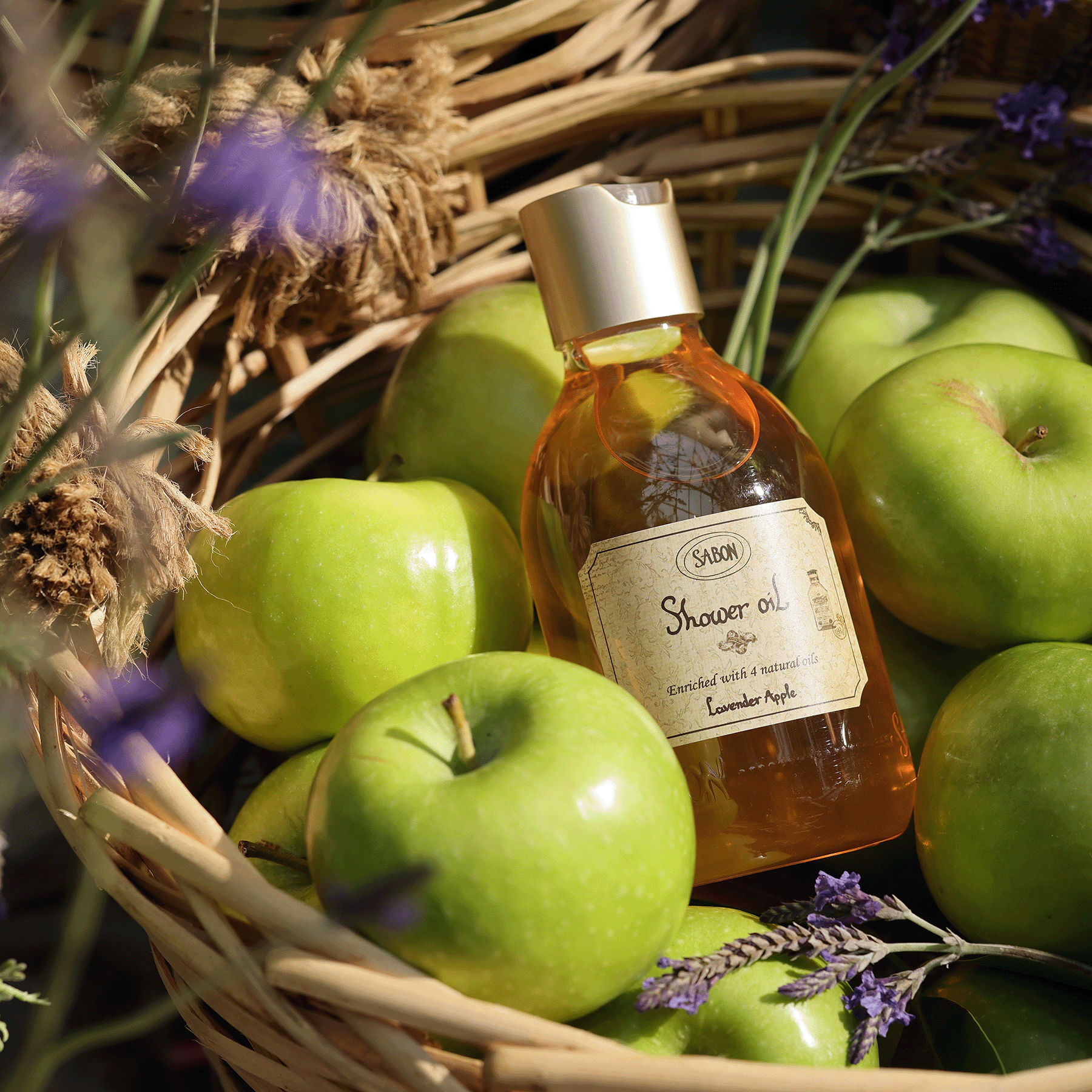 Sabon Lavender Apple Shower Oil (500ml)