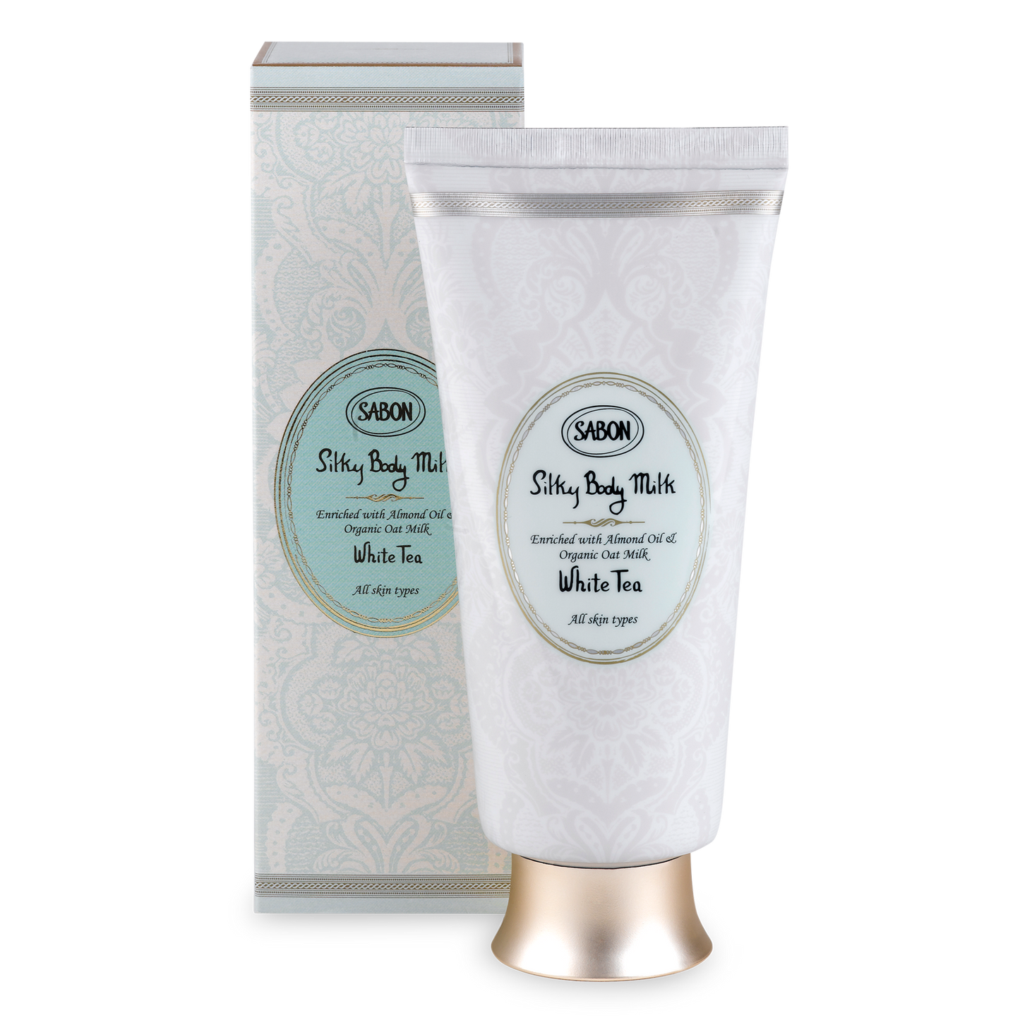 Sabon White Tea Silky Body Milk Tube (200ml)