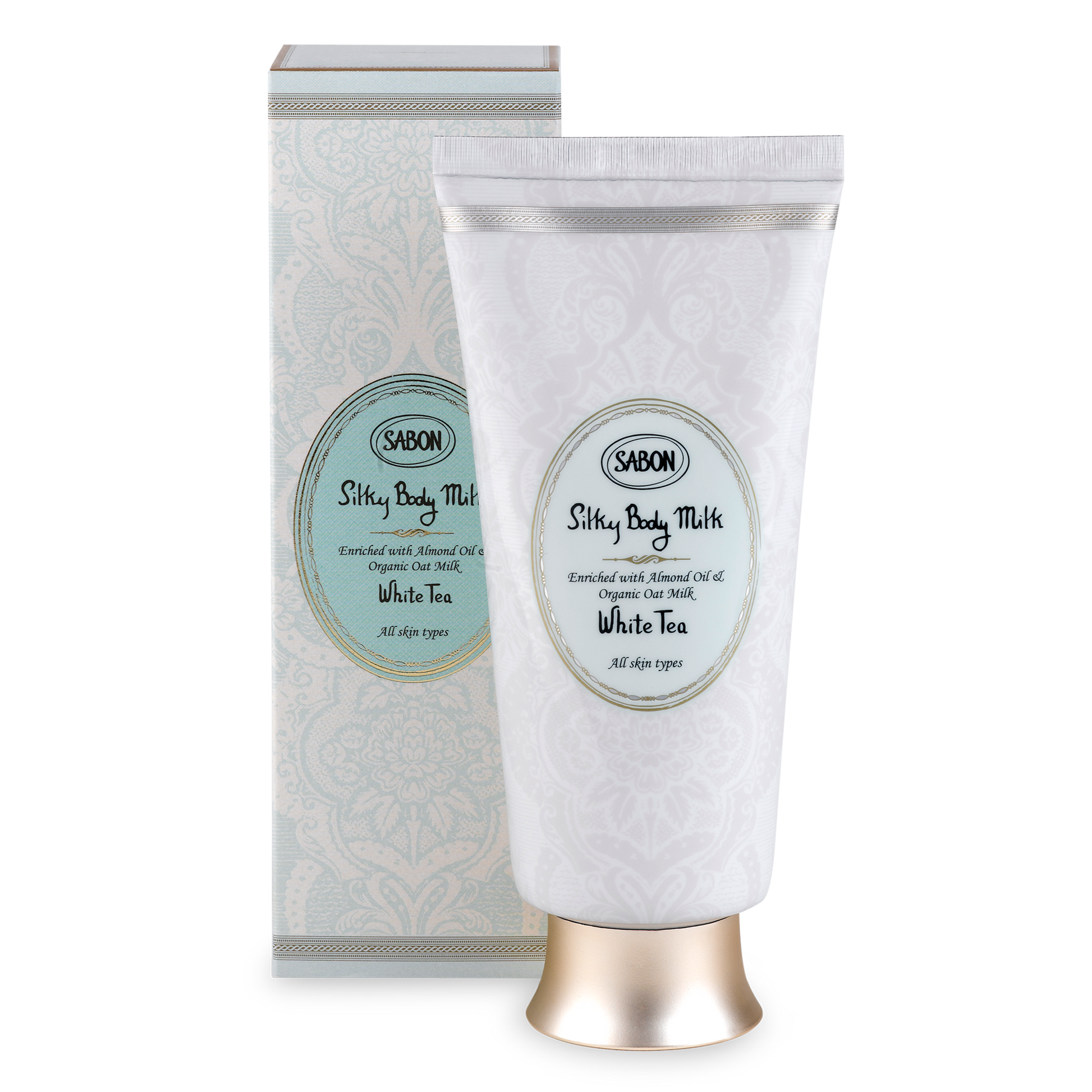 Sabon White Tea Silky Body Milk Tube (200ml)