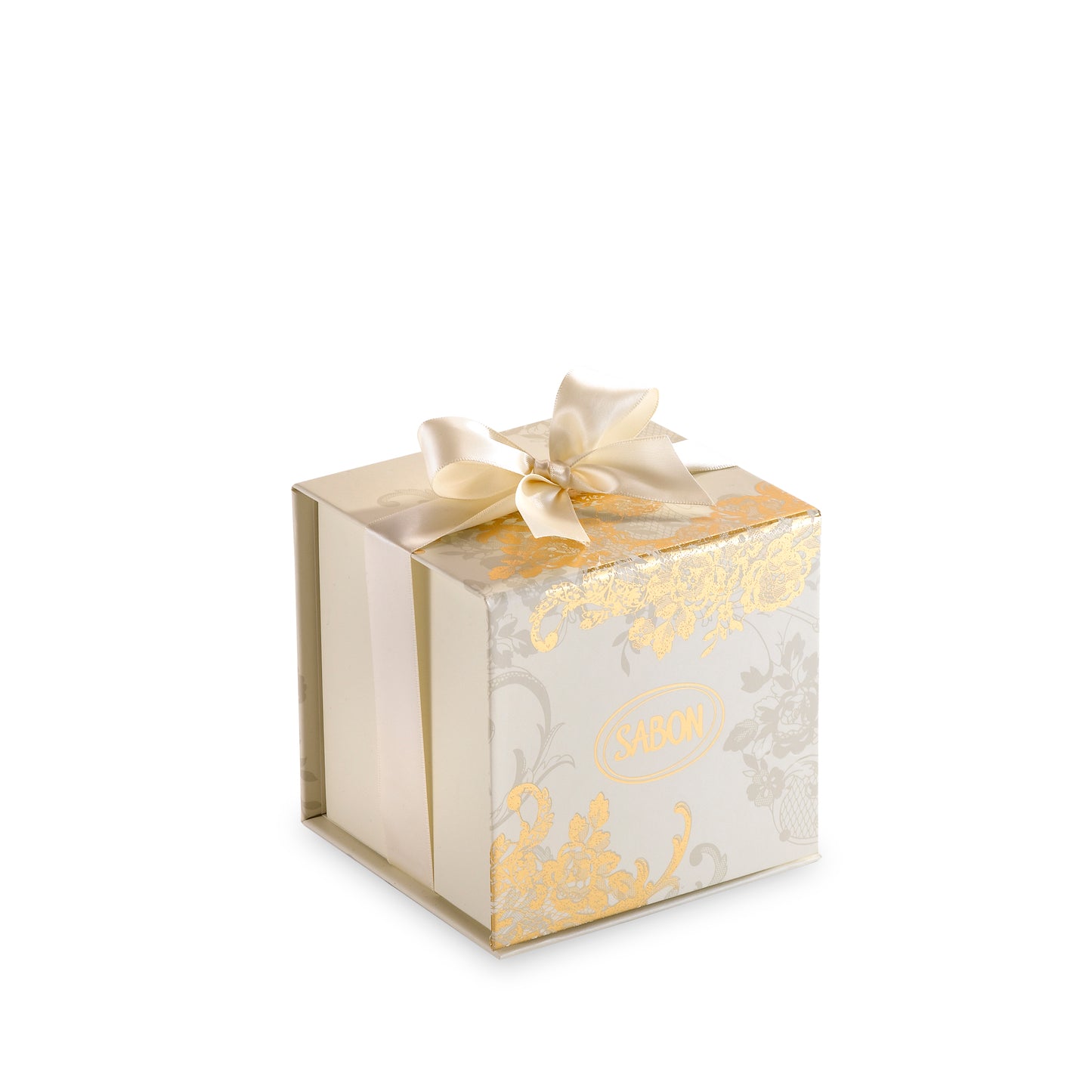 Sabon Cream Logo Square Gift Box