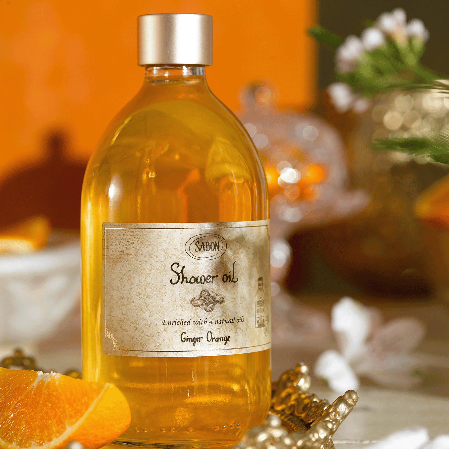 Sabon Ginger Orange Shower Oil (100ml)