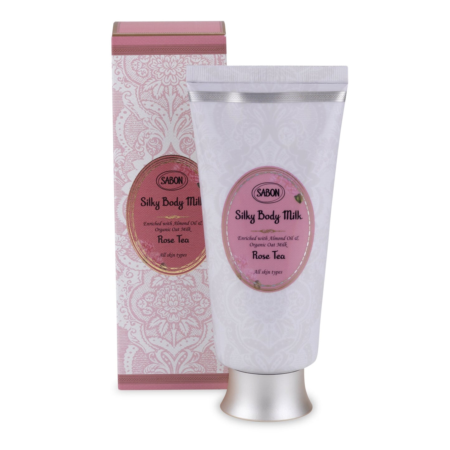 Sabon Rose Tea Silky Body Milk Tube (200ml)