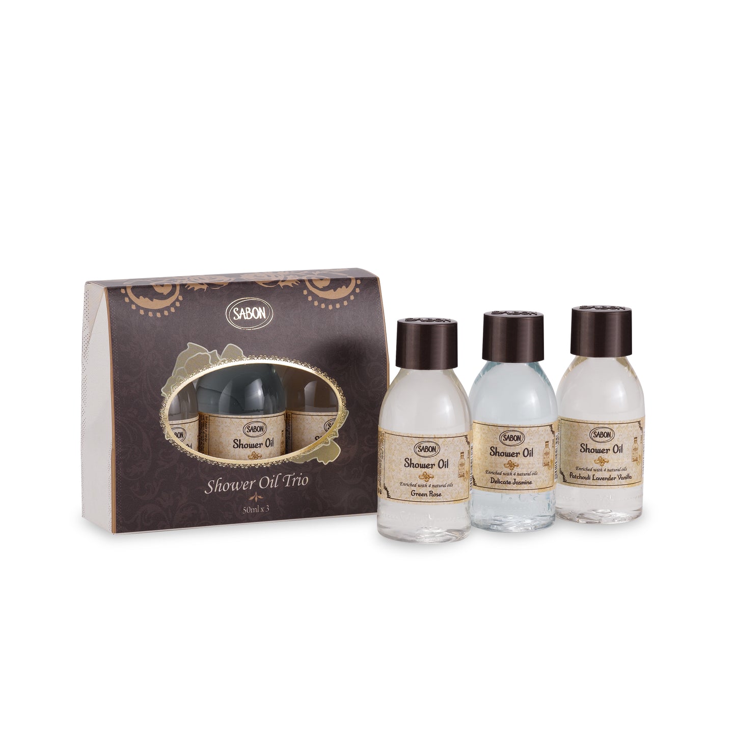 SABON 3 Shower Oil Kit (50ml)