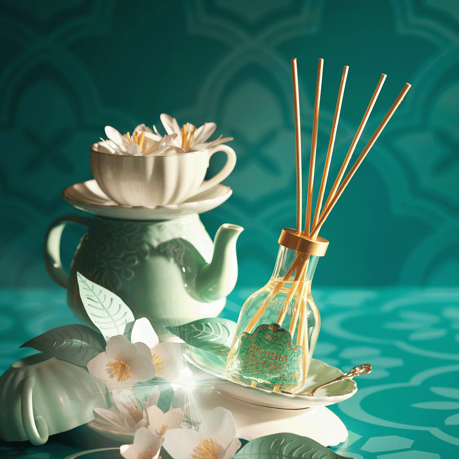 Sabon White Tea Room Aroma Diffuser (250ml)