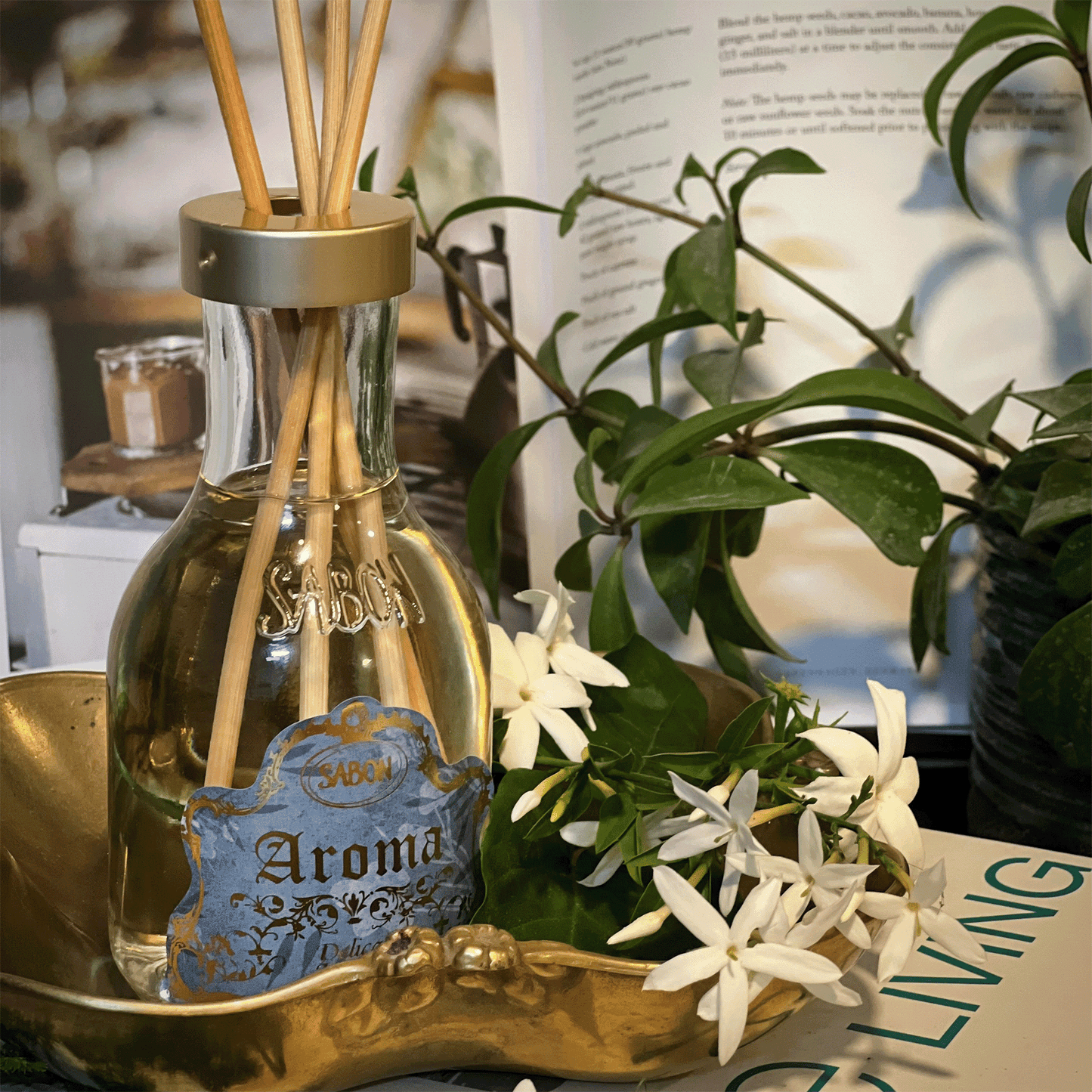 Sabon Room Aroma Diffuser Delicate Jasmine (250ml)