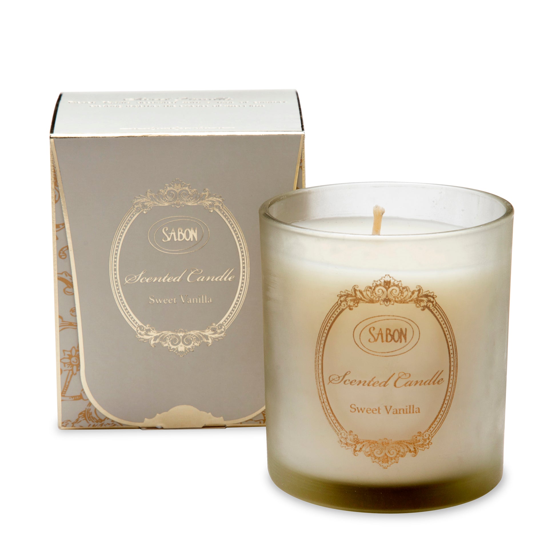 SABON Sweet Vanilla Candle Glass