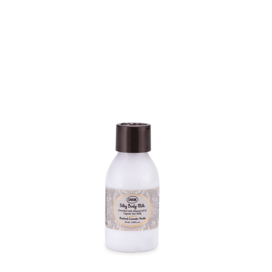Sabon Patchouli Lavender Vanilla Mini Silky Body Milk (50ml)
