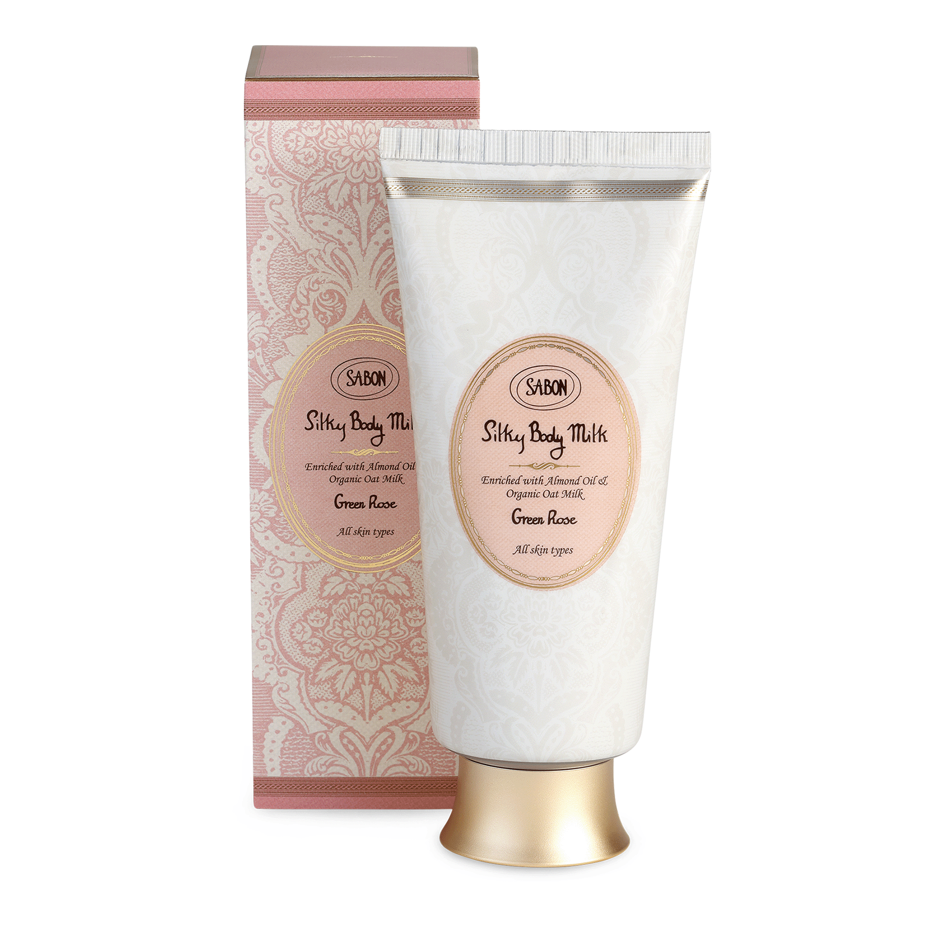 Sabon Green Rose Silky Body Milk Tube (200ml)