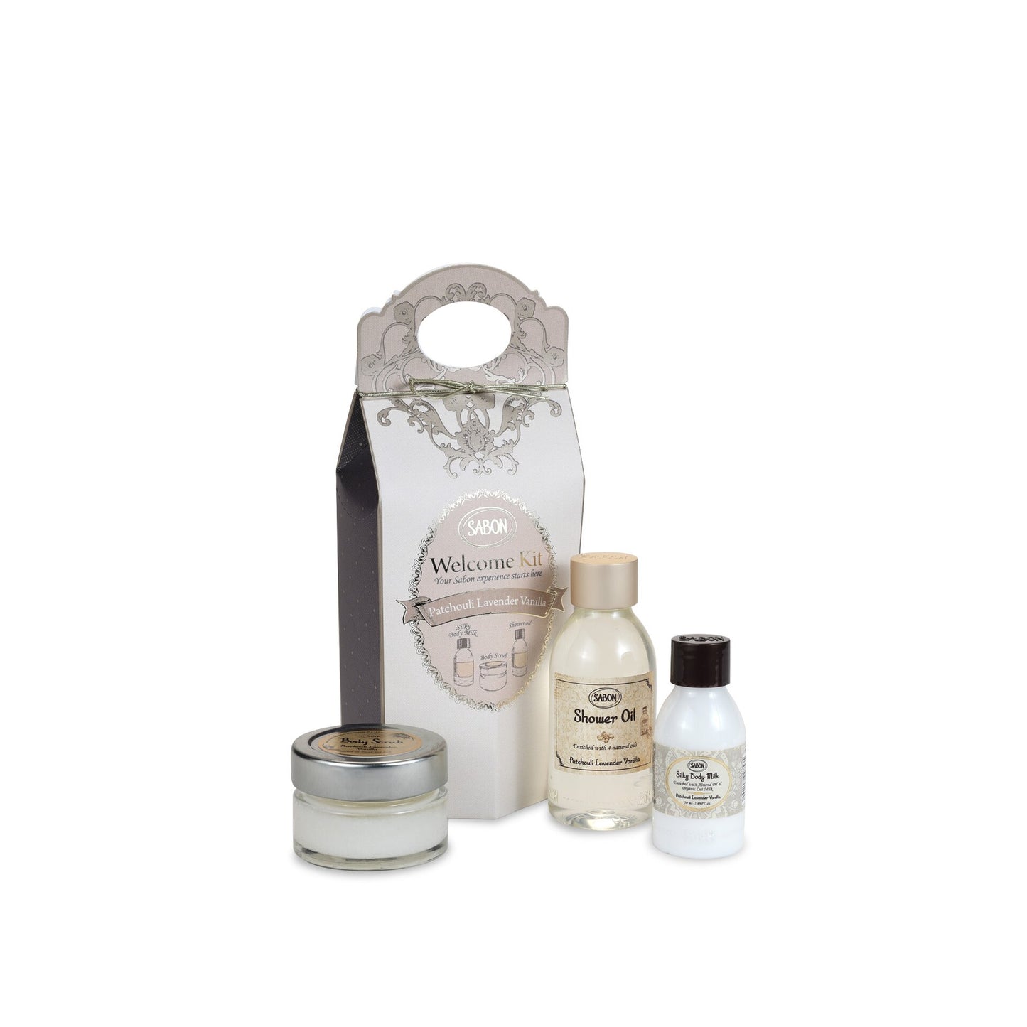 Sabon Patchouli Lavender Vanilla Welcome Kit