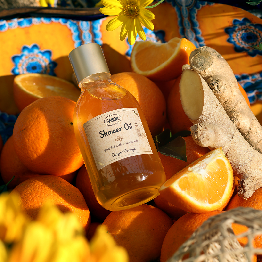 Sabon Ginger Orange Shower Oil (300ml)