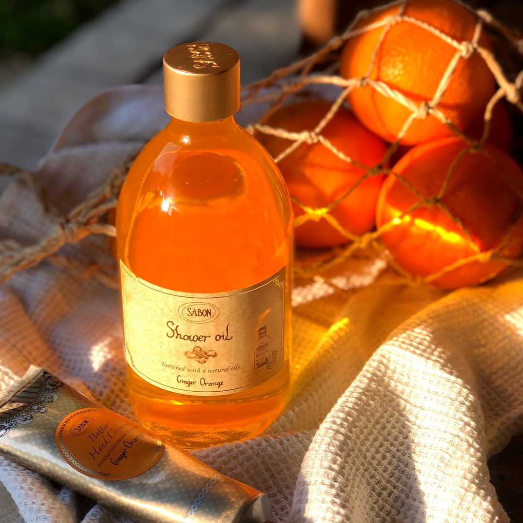 Sabon Ginger Orange Shower Oil (500ml)