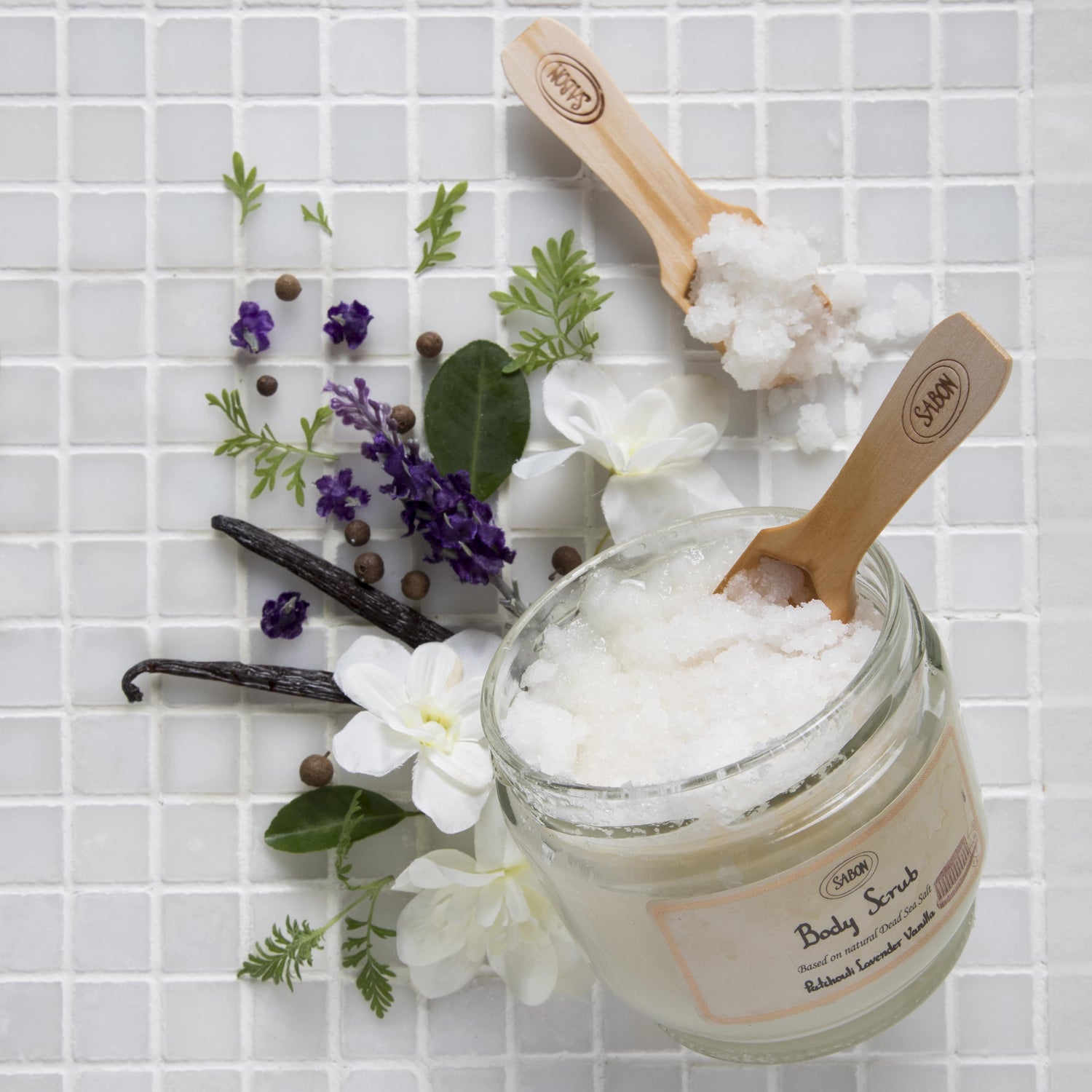 Sabon Patchouli Lavender Vanilla Body Scrub (320g)